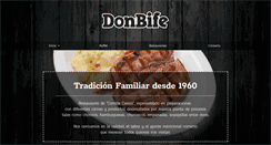 Desktop Screenshot of donbife.cl