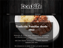 Tablet Screenshot of donbife.cl